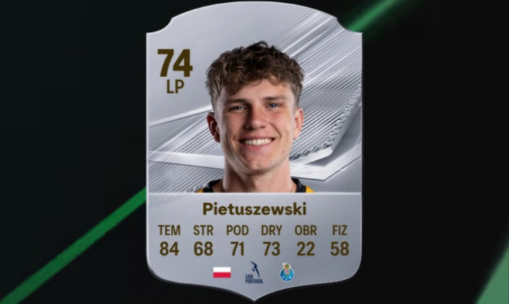 Tak wygląda KARTA Oskara Pietuszewskiego w grze EA FC 27!
